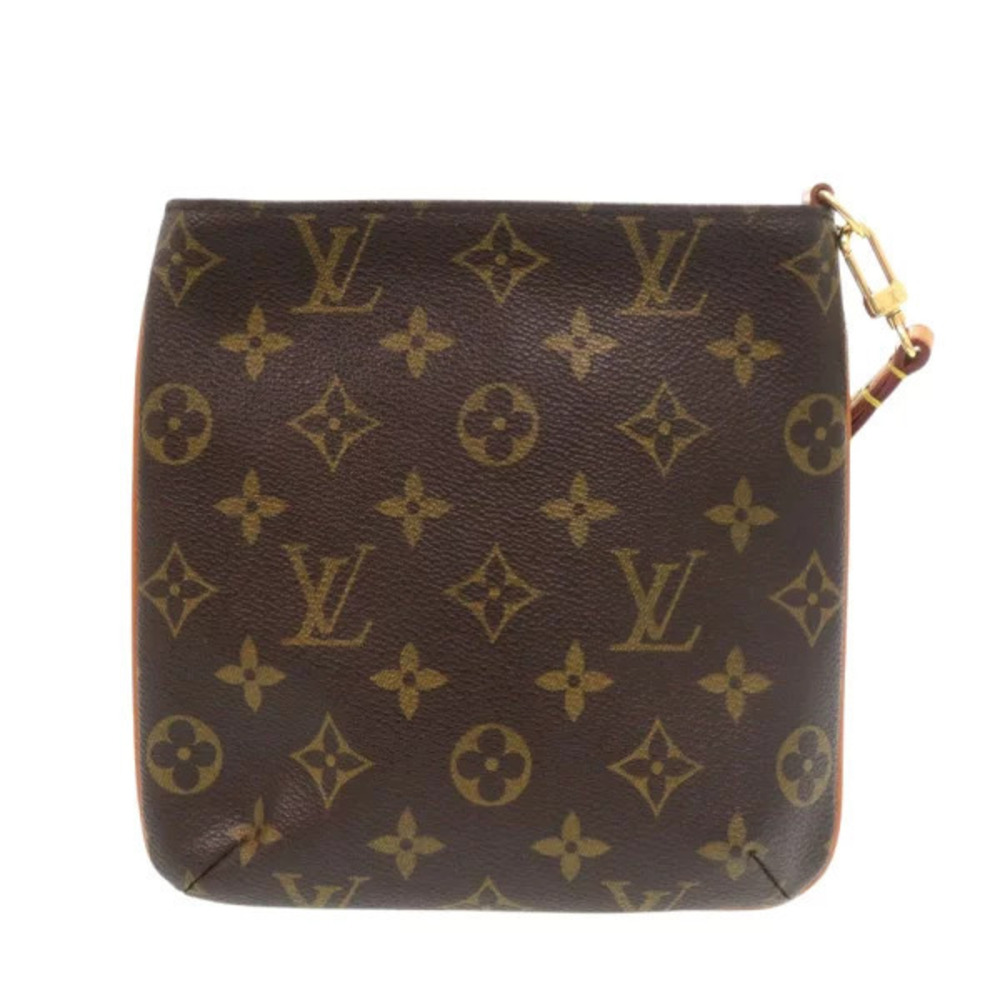 Louis Vuitton LV Bag Clutch Pouch Partition Monogram Brown